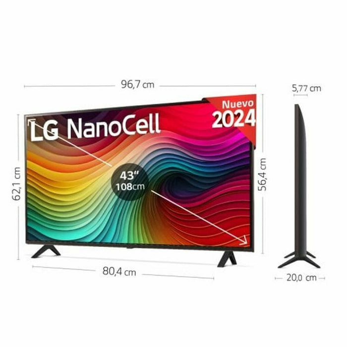 Смарт телевизор LG 43NANO82T6B.AEU 4K Ultra HD 43"