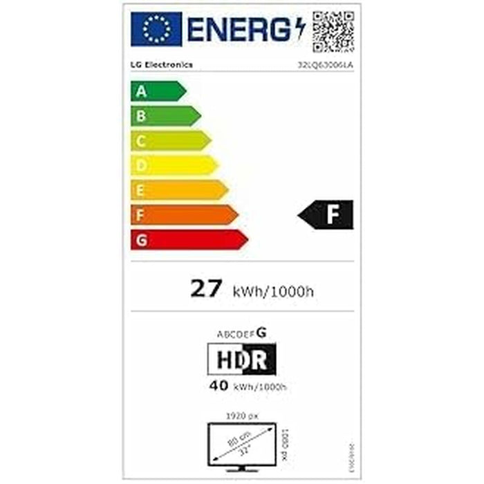 Смарт телевизор LG 32LQ63006LA.API Full HD 32" LED HDR