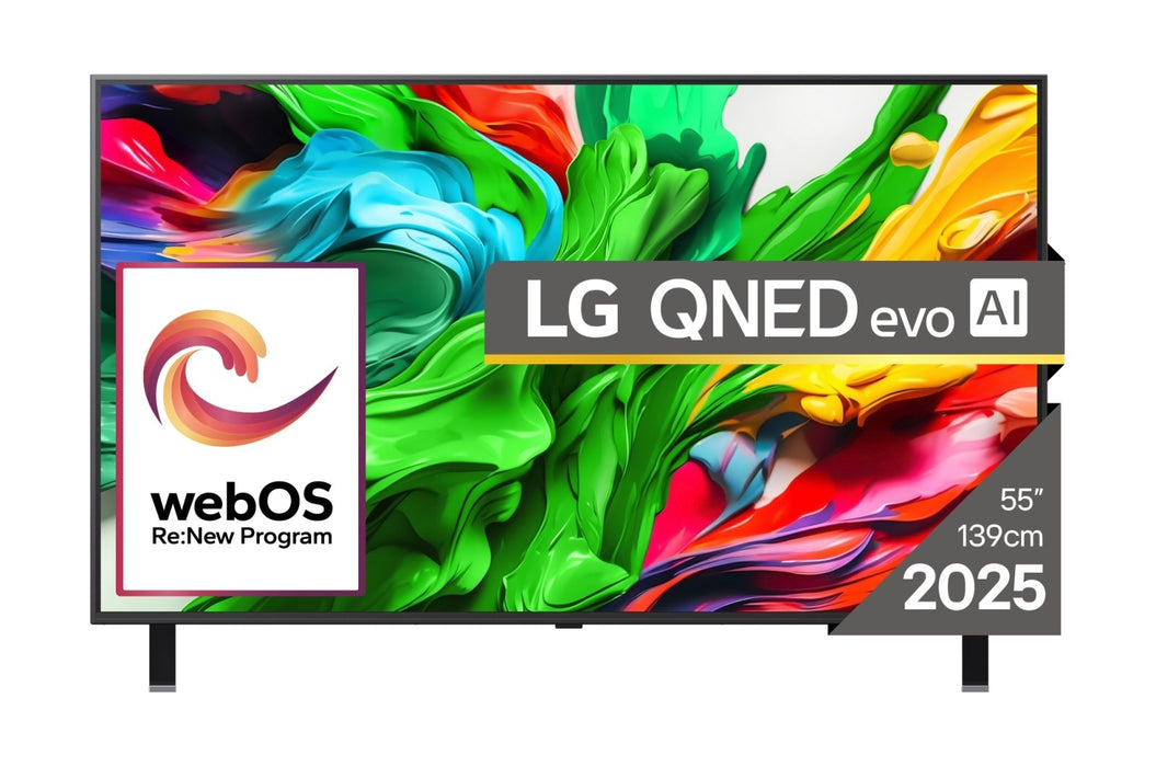 Телевизор LG QNED AI 55QNED85A3C 139,7 cm (55") 4K Ultra HD Smart TV Wi-Fi черен