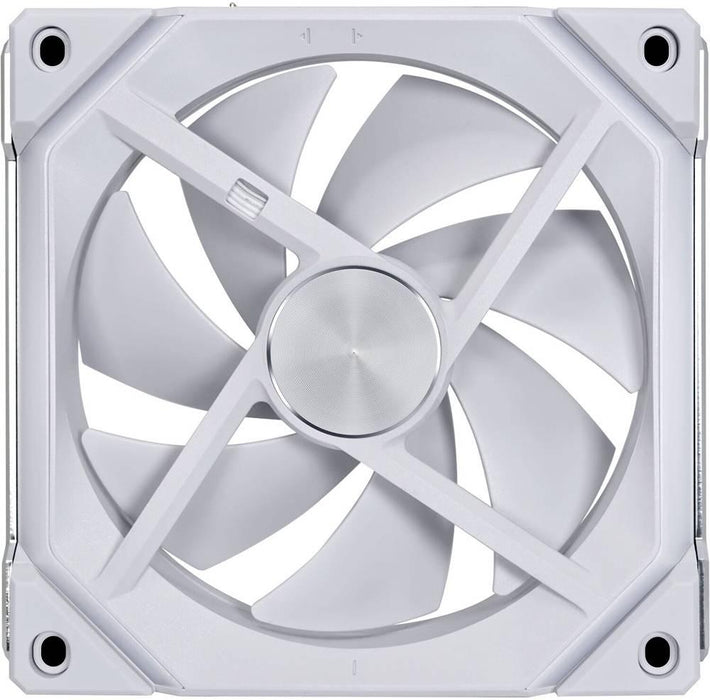 Вентилатор Lian Li Uni Fan REVERSE SL V2, 120mm, ARGB, Бял