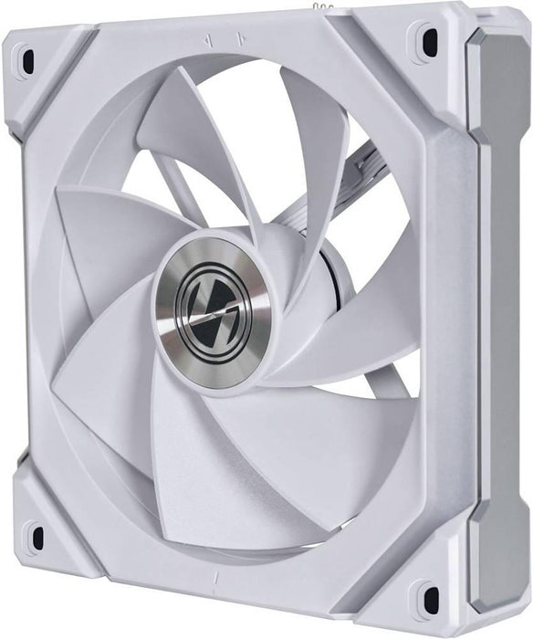 Вентилатор Lian Li Uni Fan REVERSE SL V2, 120mm, ARGB, Бял