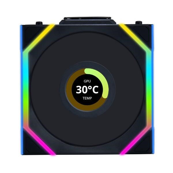 Lian Li UNI FAN SL Wireless 120 Кутия за компютър 12 см Черен 1 бр.