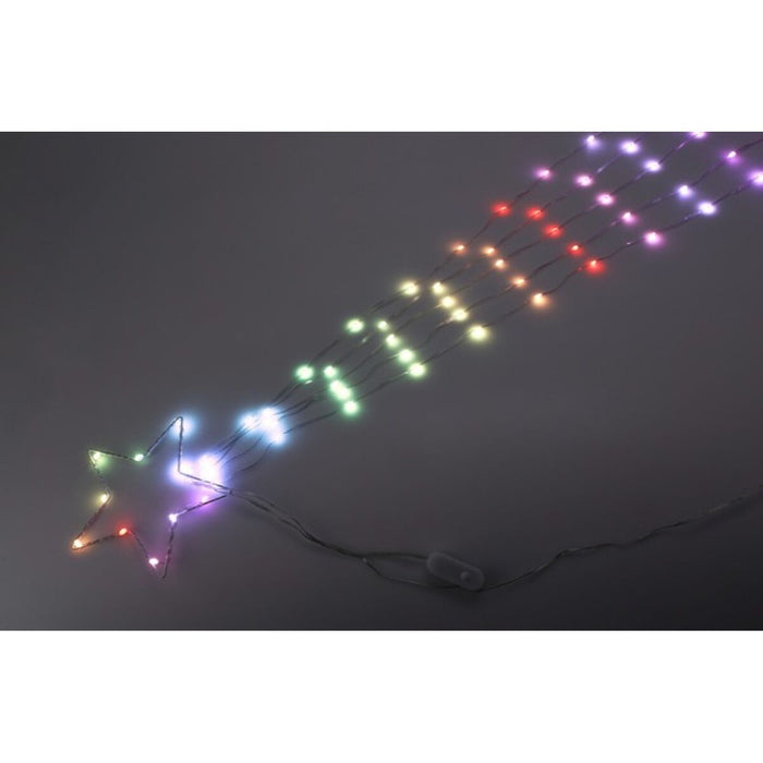 Коледна Украса Lifetime RGB Коледна звезда 220 V 119 cm Пластмаса LED RGB