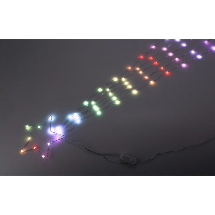Коледна Украса Lifetime RGB Коледна звезда 220 V 119 cm Пластмаса LED RGB