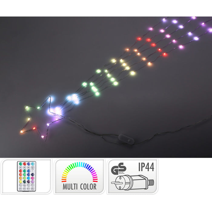 Коледна Украса Lifetime RGB Коледна звезда 220 V 119 cm Пластмаса LED RGB