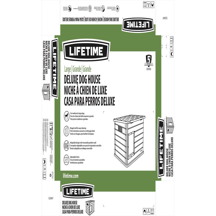 Кабина Lifetime 60328 Сив полиетилен 120 x 97 x 97 cm