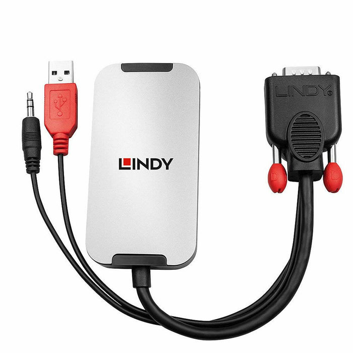 Адаптер за DisplayPort към VGA LINDY 38296 Черен