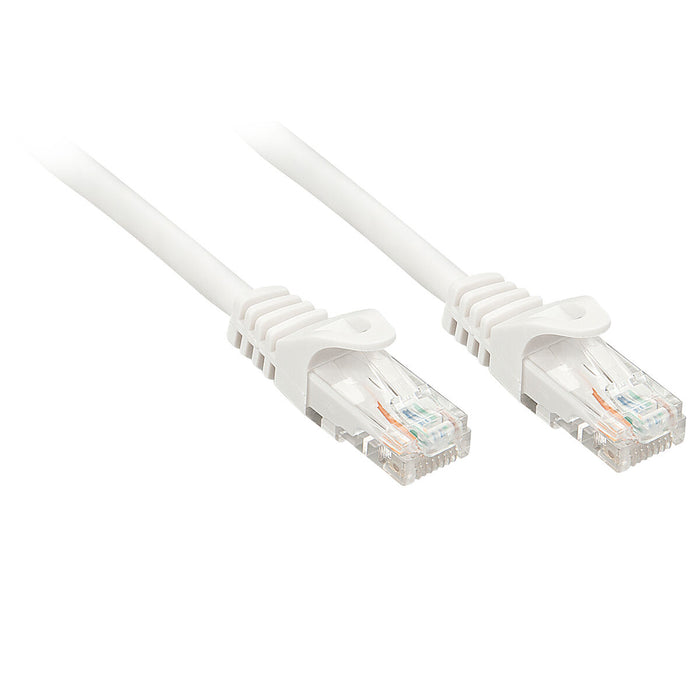 UTP категория 6 твърд мрежови кабел LINDY 48203 Бял 2 m 1 броя