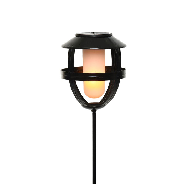 Слънчева светлина Lumineo 898216 Черен Желязо 63 cm Пламък ефект Факел