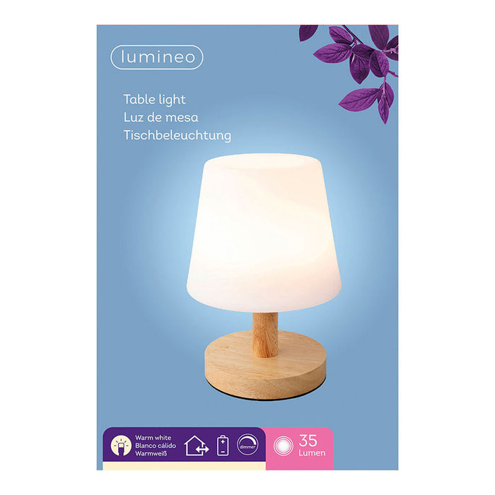 Настолна лампа с LED Lumineo 894386 Презареждащ се
