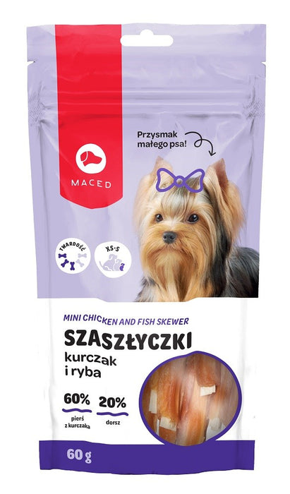MACED Рибни пръчици с пиле - Лакомство за кучета - 60гр