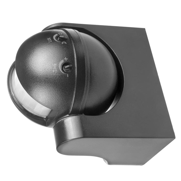 Maclean MCE358 GR Инфрачервен PIR сензор за движение IP44 Сив обхват 12m Макс. натоварване 800/1200W Детектор за движение