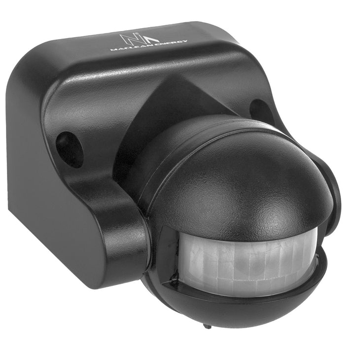 Maclean MCE358 GR Инфрачервен PIR сензор за движение IP44 Сив обхват 12m Макс. натоварване 800/1200W Детектор за движение
