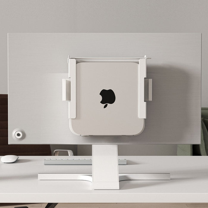 Maclean MC-473 MAC Mini Mount, VESA 75x 75 100x100 Съвместим с Mac Mini Произведен след 2014 г.