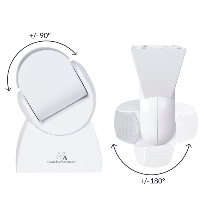 Maclean Energy MCE19 Motion Sensor Detector Ceiling 360 Angle 6m Range PIR Motion Detector Security Sensor Light Auto Switch