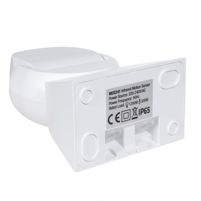 Maclean Energy MCE19 Motion Sensor Detector Ceiling 360 Angle 6m Range PIR Motion Detector Security Sensor Light Auto Switch
