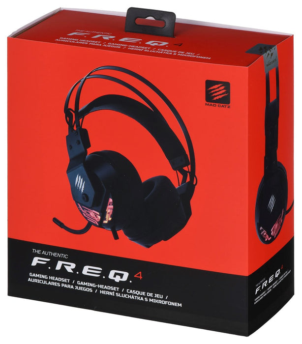 Mad Catz FREQ 4 Слушалки с кабелна лента за глава Gaming Black