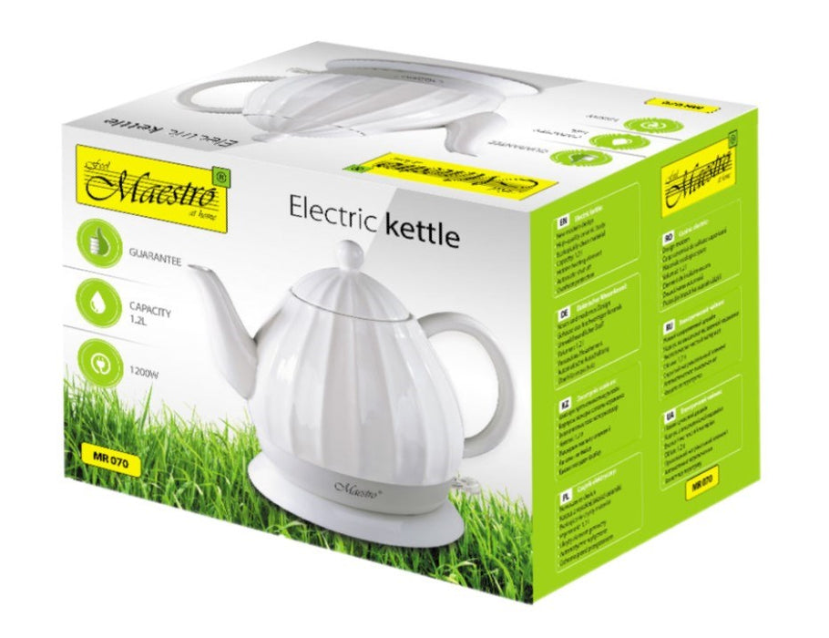 Електрическа кана Feel-Maestro MR070 1.2 L 1200 W Бяла