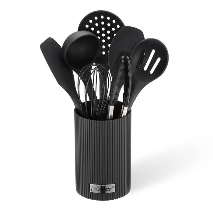 Кухненски прибори MAESTRO MR-1542-BLACK 8 елемента Черни