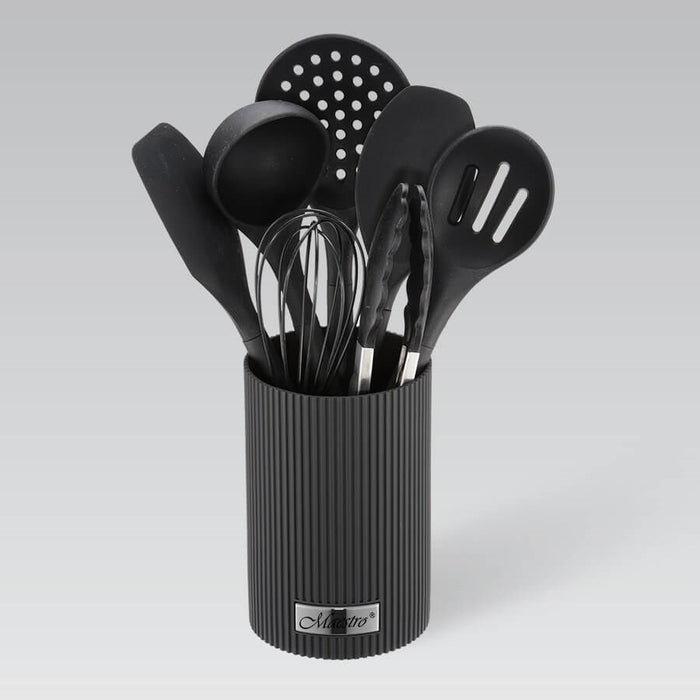 Кухненски прибори MAESTRO MR-1542-BLACK 8 елемента Черни
