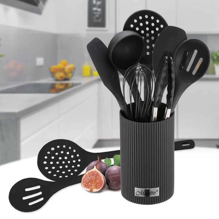Кухненски прибори MAESTRO MR-1542-BLACK 8 елемента Черни