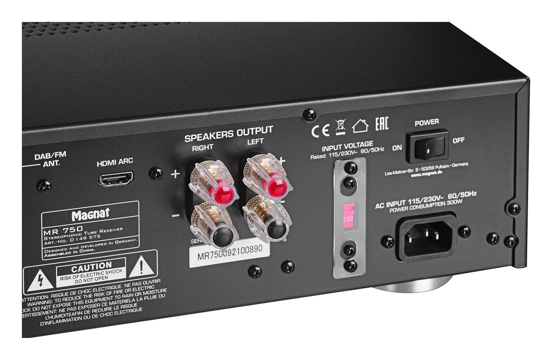 MAGNAT MR 750 Хибриден Стерео усилвател Черен