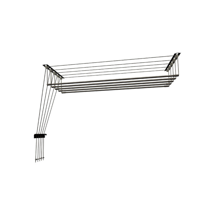 ТАВАНЕН ПРОСТОР СУШИЛНИК ЗА ДРЕХИ 2 M 6 ПОЗИЦИИ ЧЕРЕН MAK