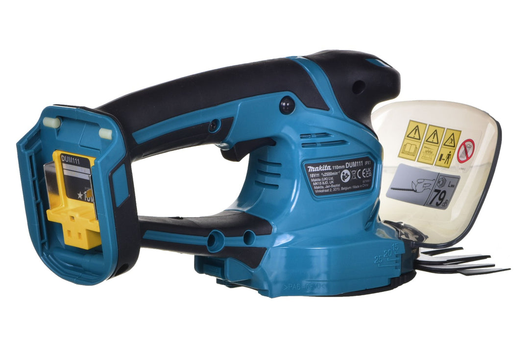 Makita DUM111ZX Акумулаторна ножица за трева 11 см черна, синя литиево-йонна (Li-Ion) 18 волта