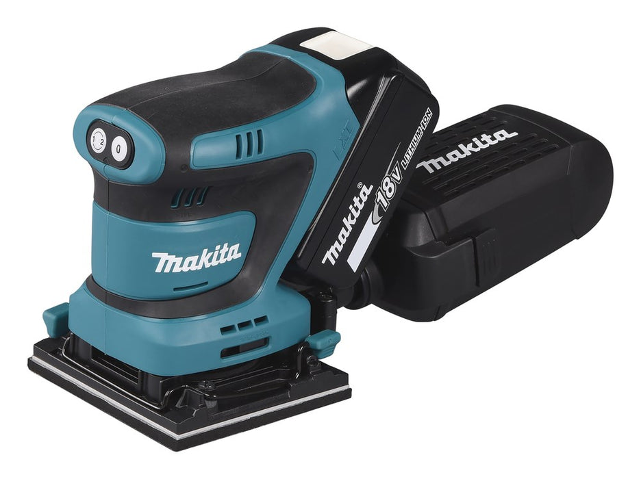 Преносима шлайфмашина Makita DBO480Z Ексцентрична шлайфмашина 14000 OPM Черен, Син 210 W