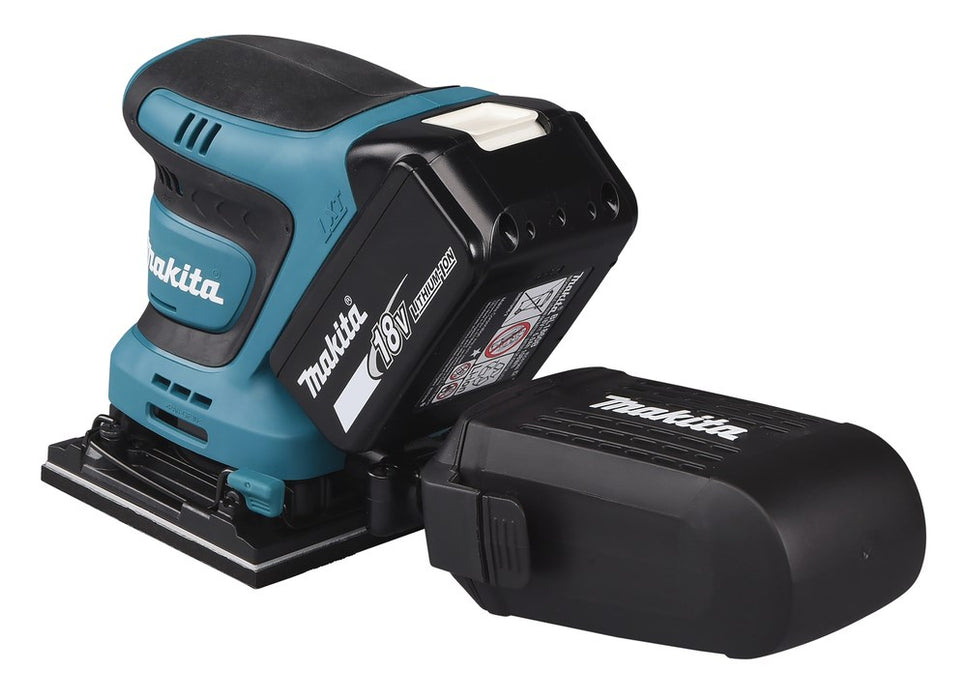 Преносима шлайфмашина Makita DBO480Z Ексцентрична шлайфмашина 14000 OPM Черен, Син 210 W