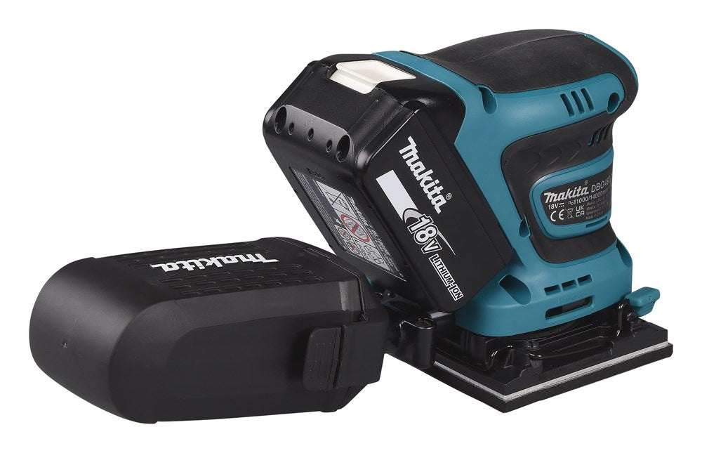 Преносима шлайфмашина Makita DBO480Z Ексцентрична шлайфмашина 14000 OPM Черен, Син 210 W