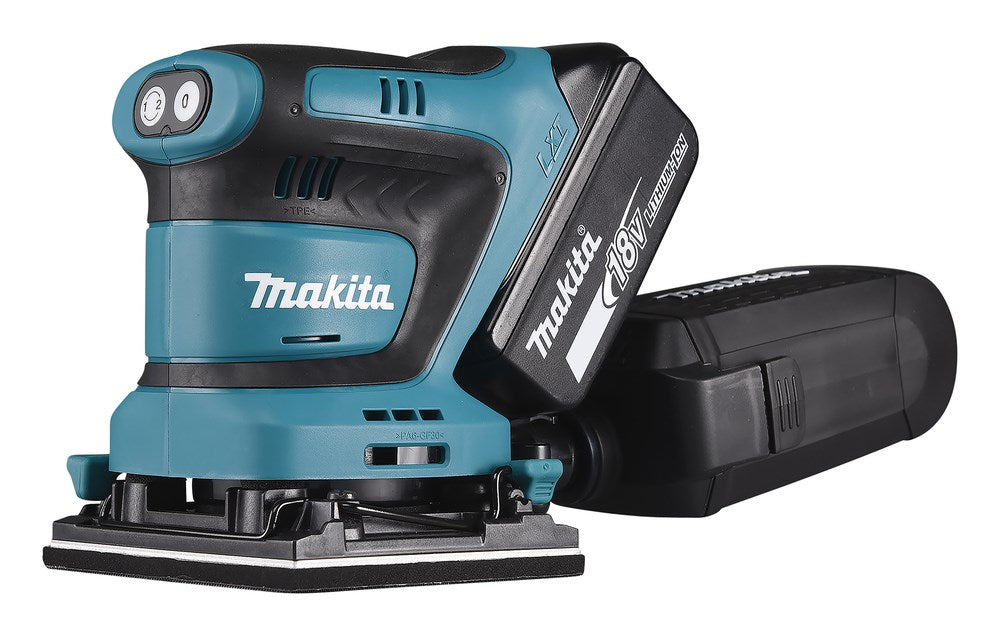 Преносима шлайфмашина Makita DBO480Z Ексцентрична шлайфмашина 14000 OPM Черен, Син 210 W