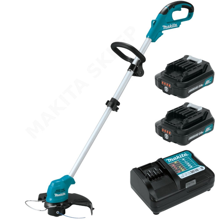Тример с корда Makita UR100DWAE с батерия и зарядно
