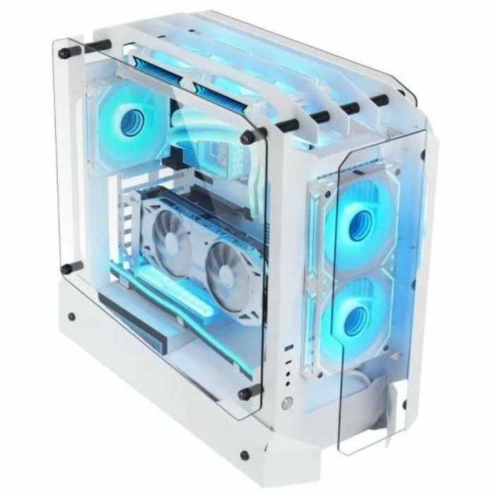 ATX полу-висока кутия Mars Gaming MCEDGEW Бял