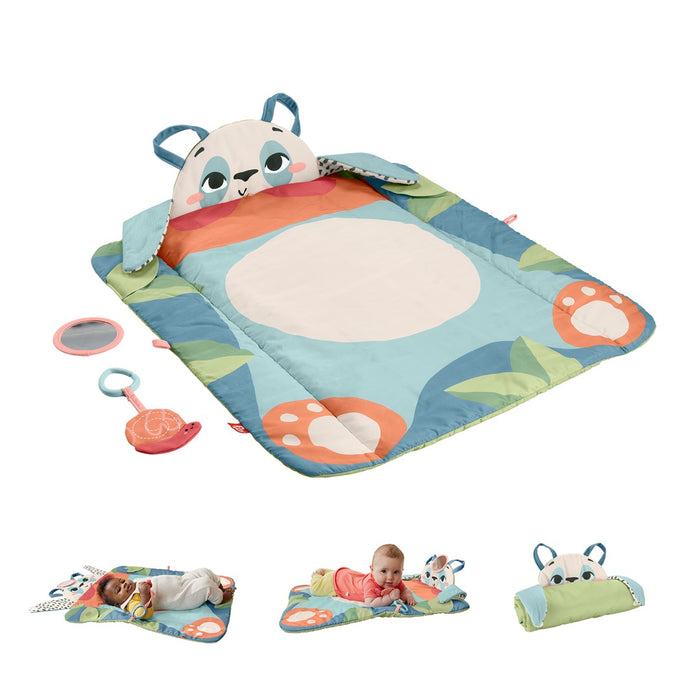 Fisher-Price Planet Friends Roly-Poly Panda Baby Activity Mat с 2 играчки