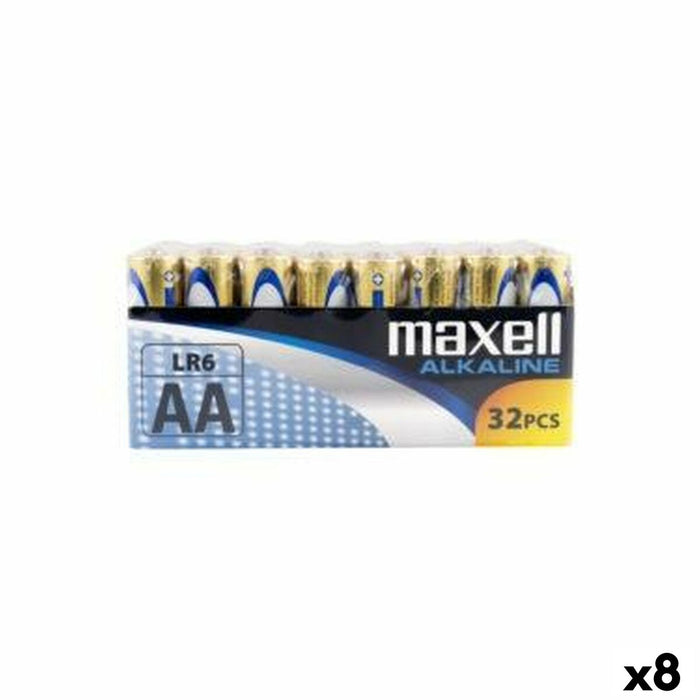 Алкални батерии Maxell LR06 1,5 V (32 Части) (8 броя)