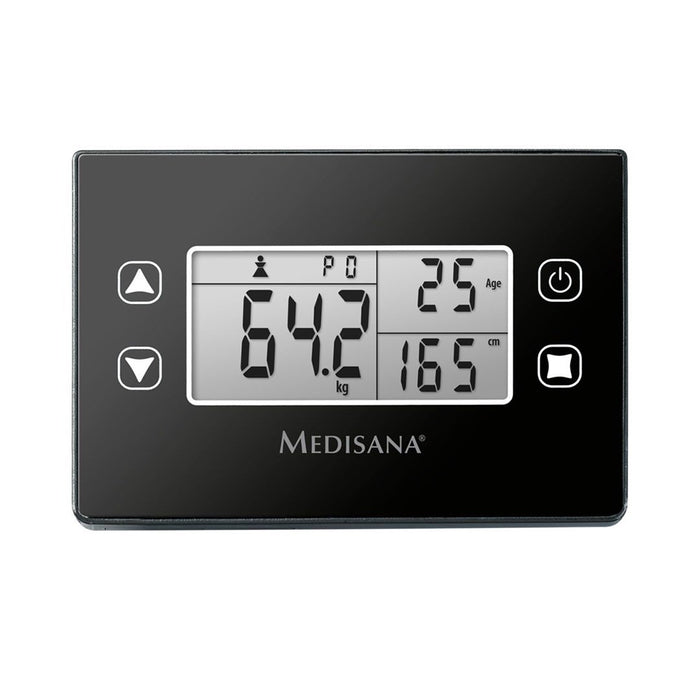 Medisana BS 460 Square Black, Grey Електронна персонална везна
