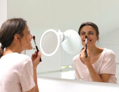 Medisana CM 850 огледало за грим Вендуза кръгла бяла