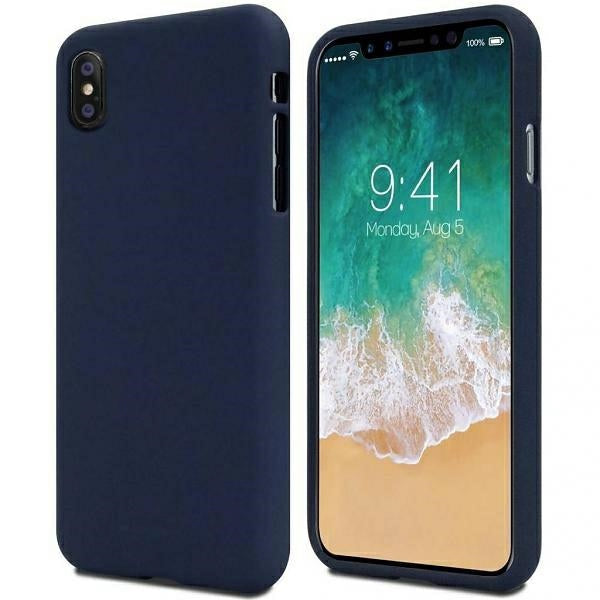 Мек калъф Mercury за iPhone 11, тъмносин