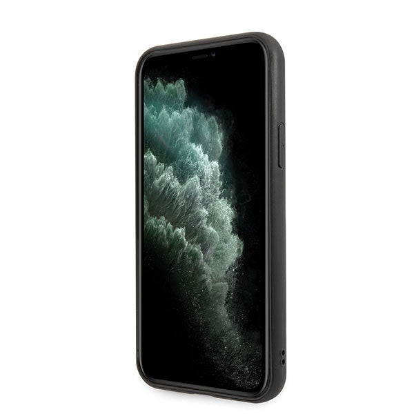 Твърд калъф Mercedes MEHCN58VWOLB Wood Line Walnut за iPhone 11 Pro, кафяв
