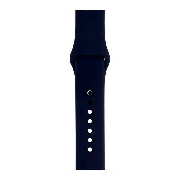Силиконова каишка Mercury Apple за Watch 42/44/45 mm, тъмносиня