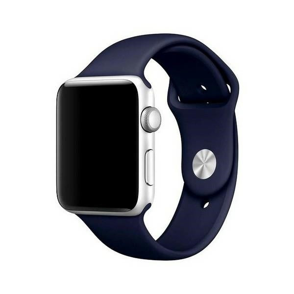 Силиконова каишка Mercury Apple за Watch 42/44/45 mm, тъмносиня