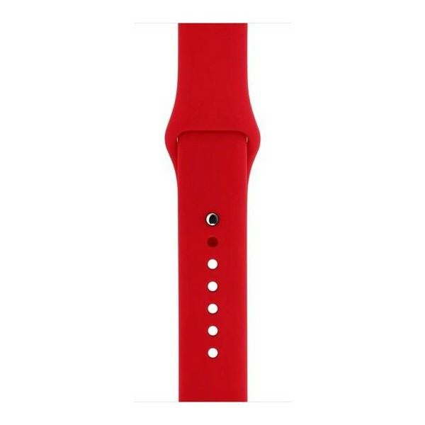 Mercury силиконова каишка за Watch 38/40/41, червена