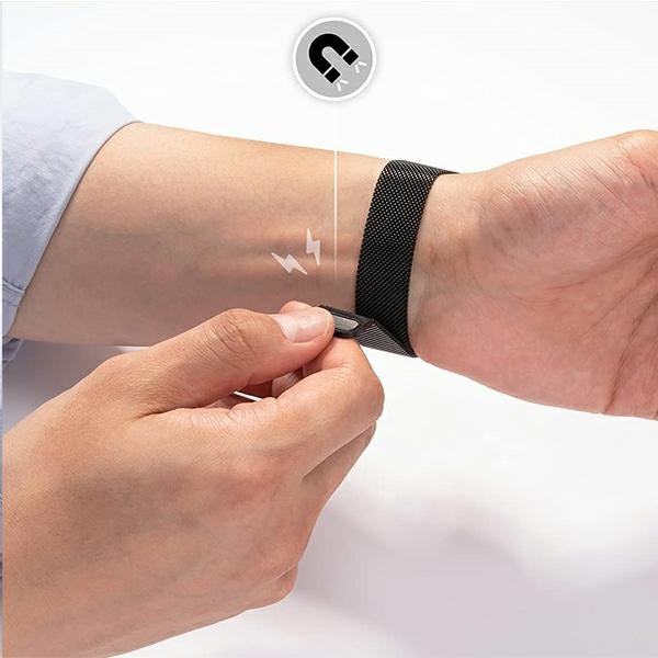 Каишка Mercury Mesh Apple Watch 38/40/41mm, черна