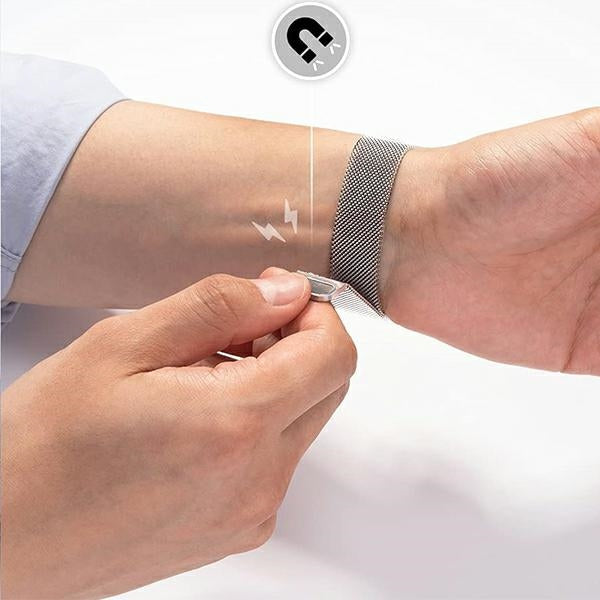 Mercury каишка Mesh за Watch 38/40, сребърна