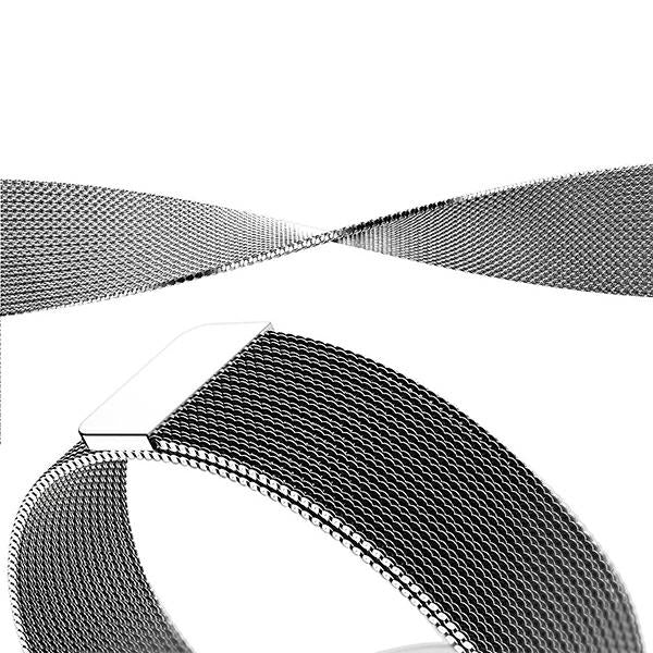 Каишка Mercury Mesh Apple Watch 42/44/45mm, сребриста
