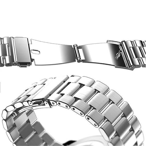 Mercury метална каишка Apple Watch 42/44/45mm, сребриста