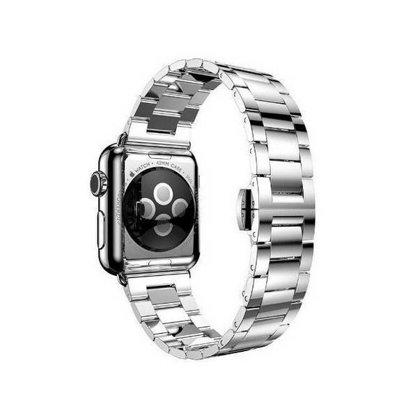 Mercury метална каишка Apple Watch 42/44/45mm, сребриста