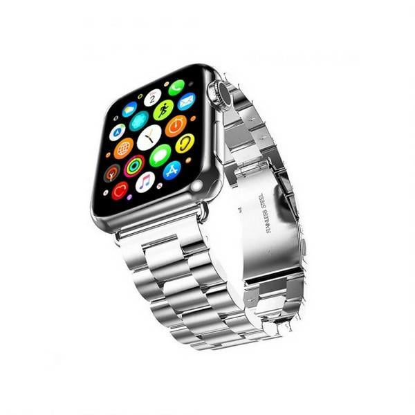 Mercury метална каишка Apple Watch 42/44/45mm, сребриста