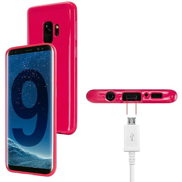 Силиконов калъф Mercury Jelly Case за iPhone 13 6.1", розов